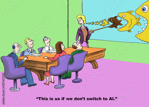 Naklejka switch to ai