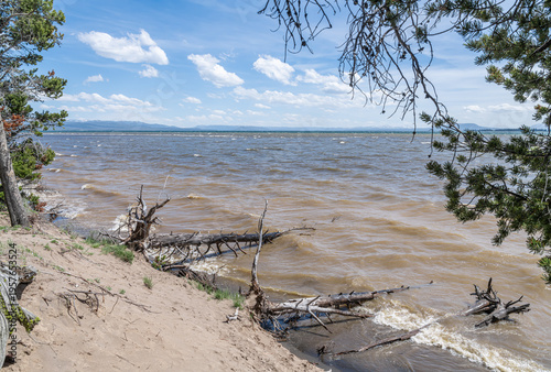 Wallpaper Mural Bridge Bay in Yellowstone Lake, Yellowstone National Park, Wyoming, USA Torontodigital.ca