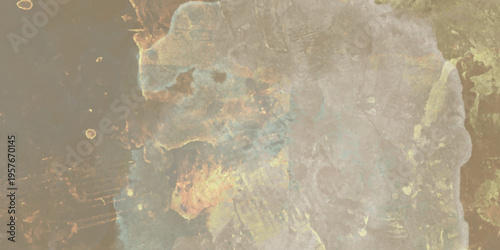 Abstract grunge texture with muted earth tones and weathered surface patterns