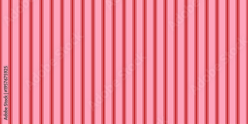 Seamless coquette cottagecore striped pattern with vertical pink and red lines. Soft pastel background with a romantic vintage feel, ideal for fabric, wallpaper, wrapping paper, and textiles.