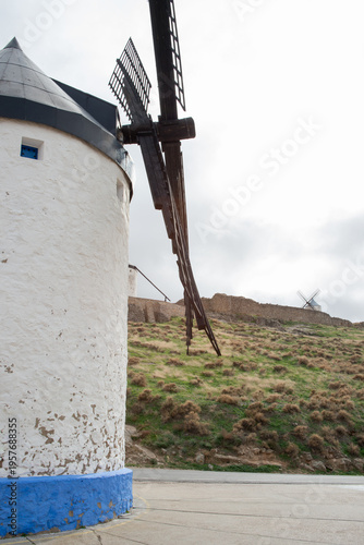 Traditional windmill at Cerro Calderico, Consuegra, Toledo