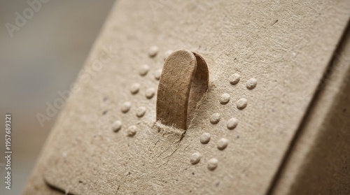 Object Only Tactile Easy Open Package Macro Close-Up