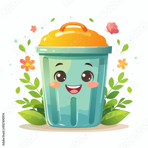 Niedlicher Mülleimer