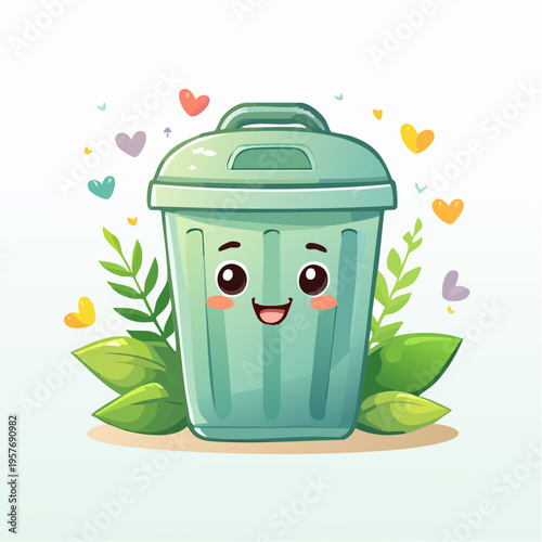 Niedlicher Mülleimer