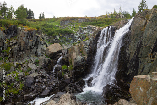Turgen waterfall, Altai Tavan Bogd National Park, Mongolia