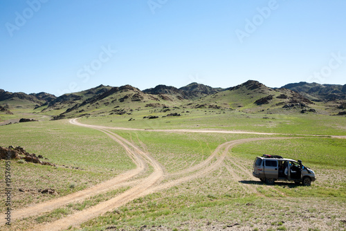 Khongoryn Els sand dunes area landscape, Mongolia