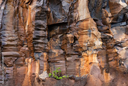 Rock formation in Madeira Portugal