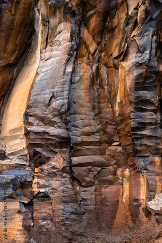 Rock formation in Madeira Portugal