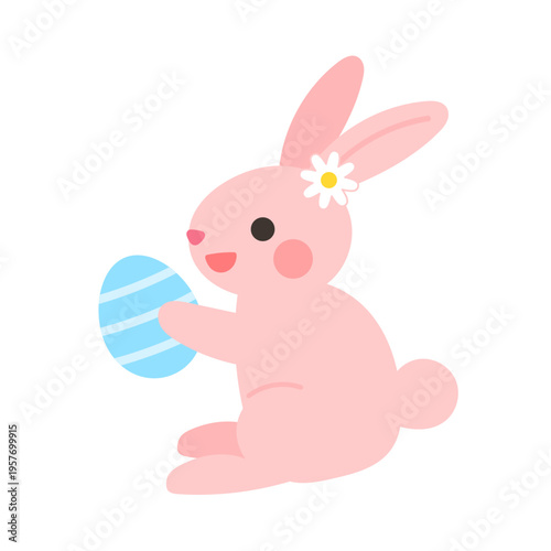 イースターバニーのイラスト　うさぎ