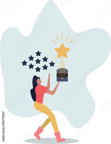 Quality vs quantity, management to assure excellent work outcome, working attitude to deliver superior result concept.person's life situation and his activities.