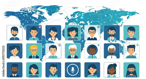 International conference call brings together diverse people worldwide for discussion