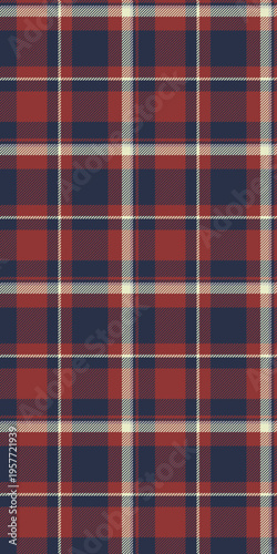 Art texture pattern vector, fashioned fabric tartan background. Ornament textile seamless plaid check in dark and red colors.