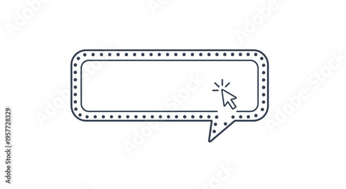 Cursor clicking on chat box.