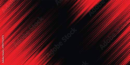 Halftone dots red and blue color pattern gradient grunge texture background. Dot pop art comic sport style vector illustration. modern background eps 10