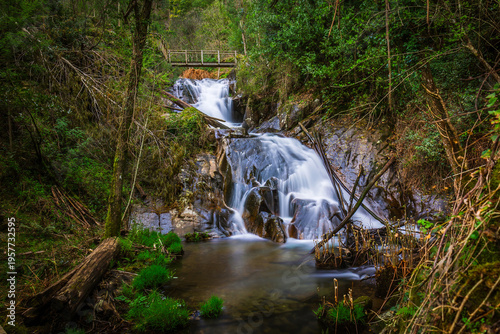 Hiking Trail with Waterfalls between Pedra Ferida and Louçainha, Portugal