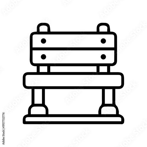Vacant Outdoor Seating Icon