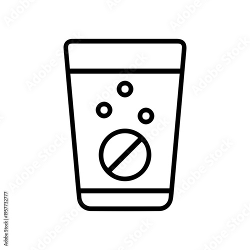 Effervescent Tablet Glass