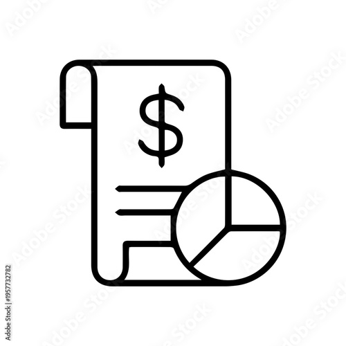 Financial Report Icon