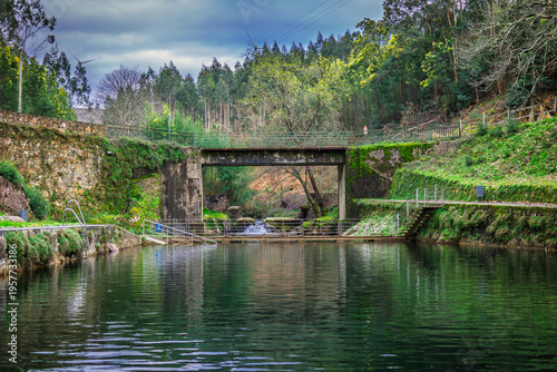 Scenic View of Louçainha Natural River Beach in Portugal