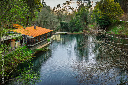 Scenic View of Louçainha Natural River Beach in Portugal