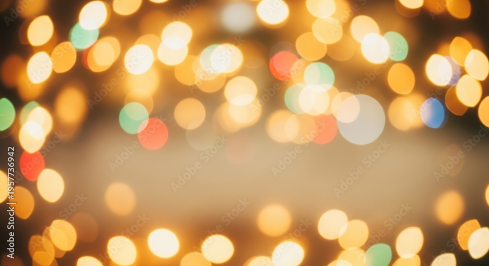 Obraz premium Vibrant Bokeh Lights Abstract Background.