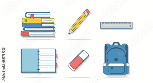 School supplies and education tools.