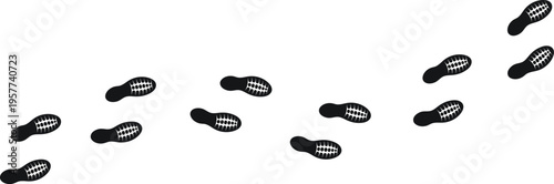 School of small fish swimming together in a curved formation