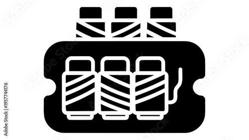Embroidery thread kit icon