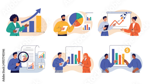 Business Data Analysis, Reporting, and Growth Concepts with Diverse Teams