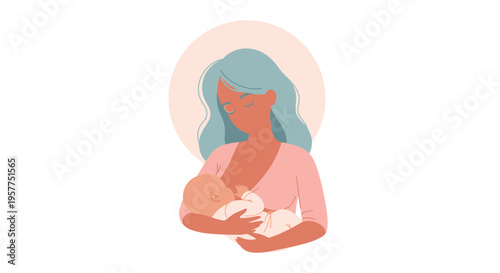 Woman Holding a Small Animal.