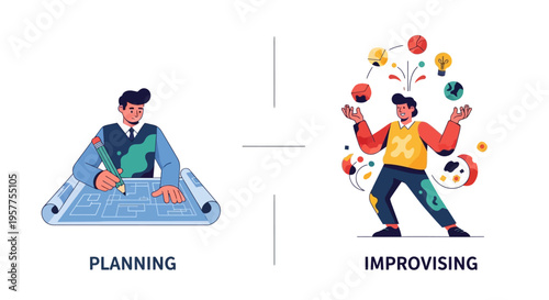 Planning and Improvising Two Approaches to Problem Solving and Creative Thinking