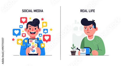 Social Media Vs Reality The Unseen Struggles Behind Online Perceptions