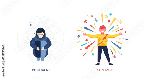 Introvert vs Extrovert Understanding Personality Types and Social Interaction Styles