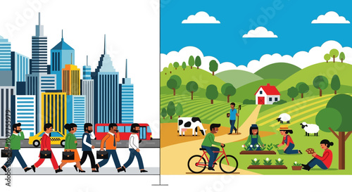 Urban Living Versus Rural Life A Comparison of City and Countryside Lifestyles