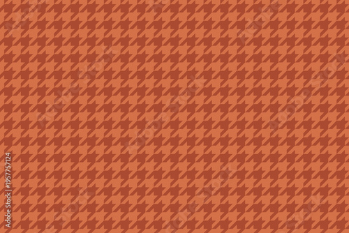Elegant burnt orange houndstooth pattern.  Perfect for textile design, fashion, website backgrounds, or adding a touch of sophisticated texture to your projects.