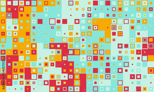 Repetition trendy stacking fashionable. 90s motif modern collection. Elegant frame repeat clothing.