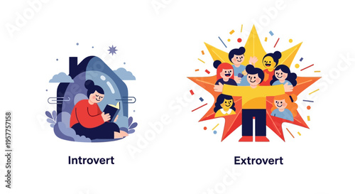 Introvert vs Extrovert Understanding Personality Types and Social Interactions