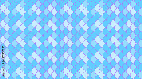 Serene, pastel blue fish scale pattern.  Perfect for backgrounds, websites, or textile design. Evokes calmness and underwater beauty a subtle, elegant texture.