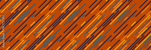 Dynamic diagonal lines in warm autumnal tones create a vibrant, abstract pattern.