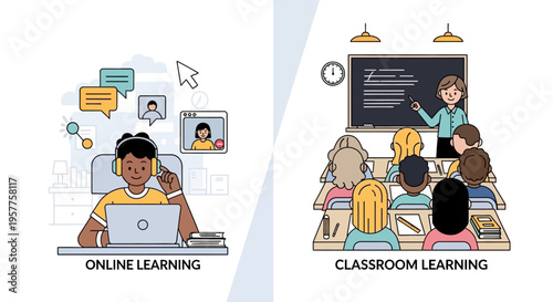 Visualizing the evolution of education A clear comparison between interactive digital online classes and conventional physical classroom teaching