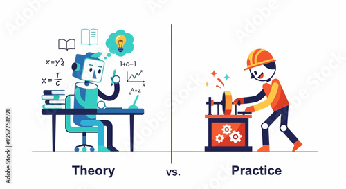 Bridging the gap between conceptual understanding and practical application, showcasing the importance of both theory and hands-on experience