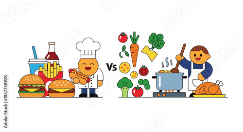 Fast Food vs Healthy Homemade Meals A Culinary Showdown