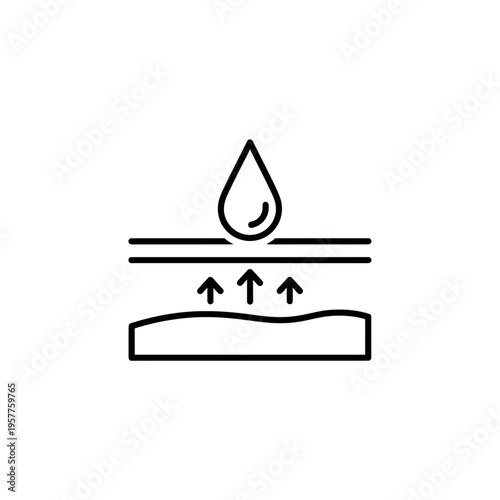 Waterproofing Sealant Application for Surface Protection. Vector Illustrations. EPS Editable