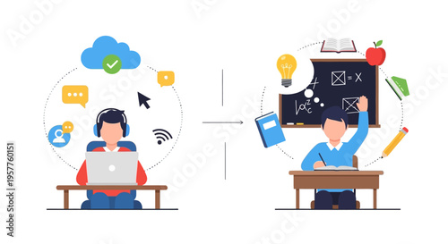 Online Learning Versus Traditional Classroom Education A Digital Transformation of Knowledge Acquisition