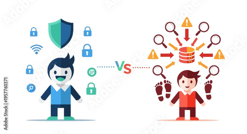 Comparing robust digital data security measures with the inherent risks of personal privacy breaches and cyber vulnerabilities