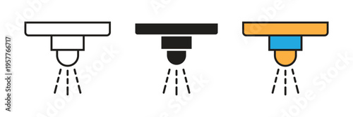 Car Insurance and Protection Vector Icon. Detailed icons of a vehicle under a shield, representing auto insurance, roadside assistance, car safety, and automotive financial protection services.