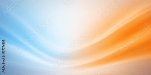 Abstract orange vector background illustration featuring soft silk waves and flowing liquid satin textures with smooth motion lines for a wavy design wallpaper