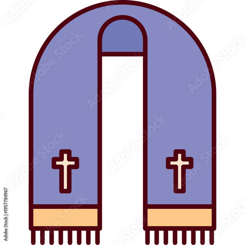 Christian Priest Stole Vestment Religious Clothing