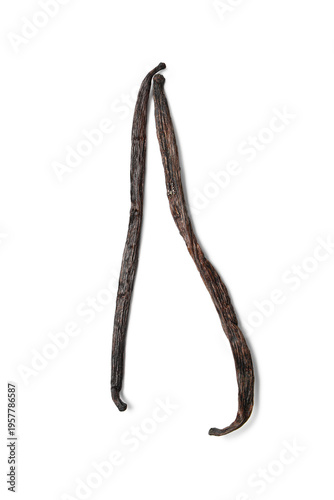 Vanilla sticks isolated on ...
