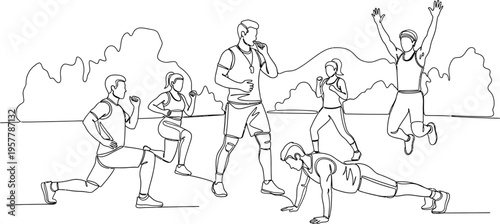 yoga poses illustration